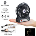 Portable Mini Fan with Rechargeable Battery