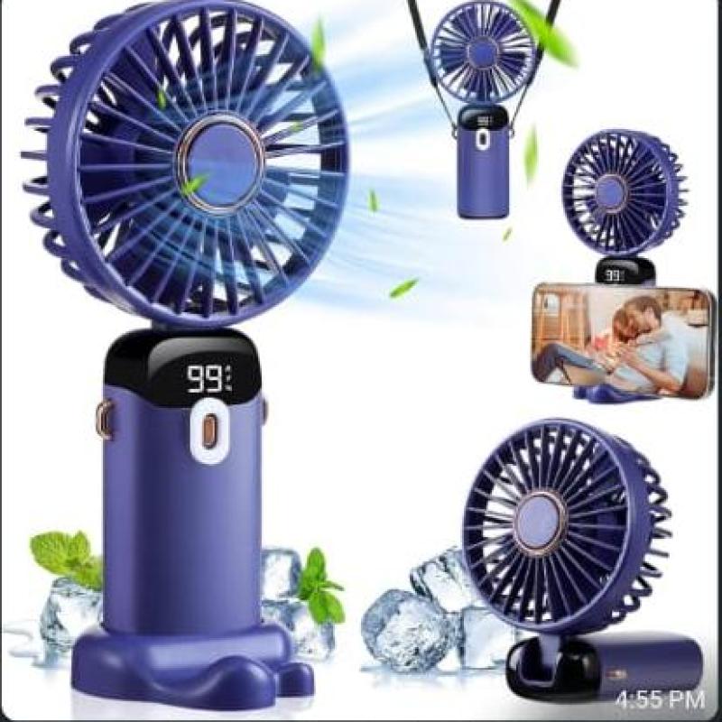 Foldable USB Rechargeable Neck Fan
